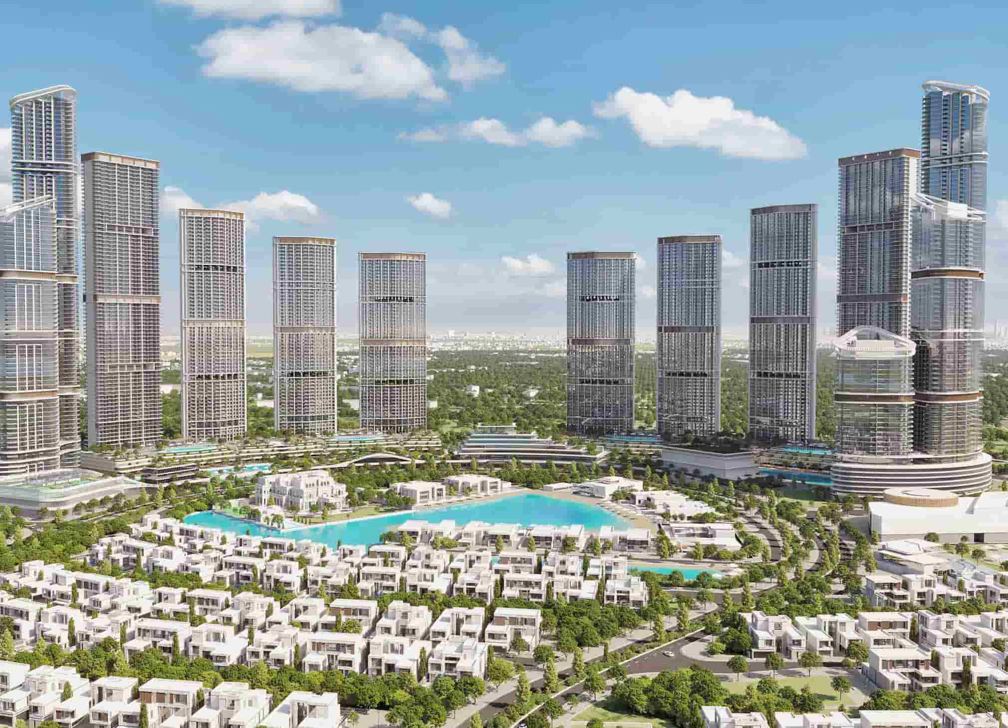 Riverside Crescent residential towers